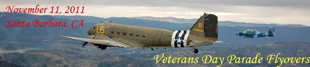 Click here for the Veterans Day 2011 Flyovers
            gallery