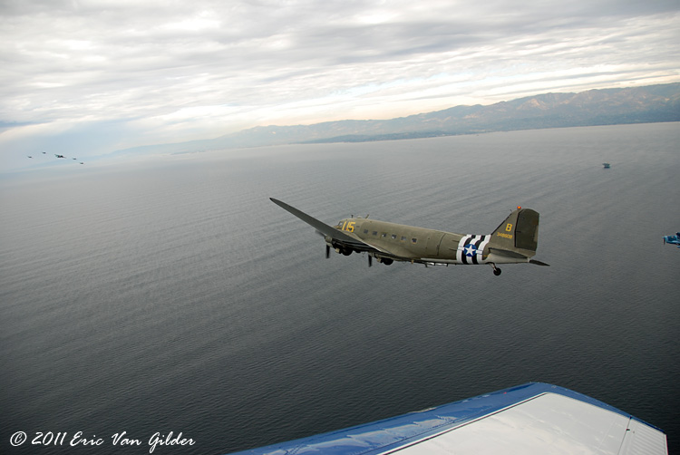 C-47 Skytrain over the Pacific