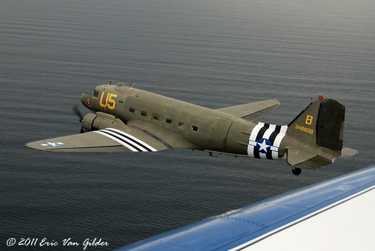 C-47 Skytrain over the Pacific