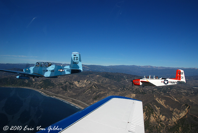 T-34 Mentor lead and number 2