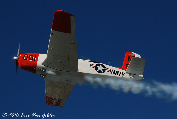 T-34 Mentor missing man pull