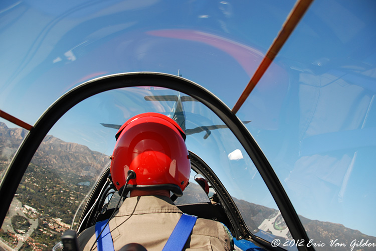 In trail in the T-34 with Ron Alldredge.