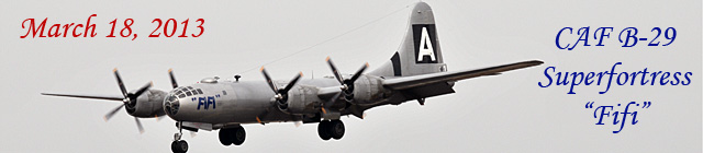 Click here for the B-29 Superfortress visit gallery