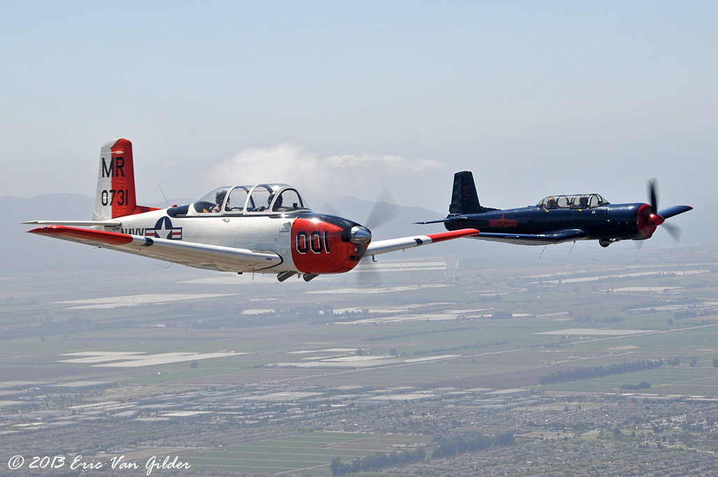 Beech T-34 Mentor and Nanchang CJ6A