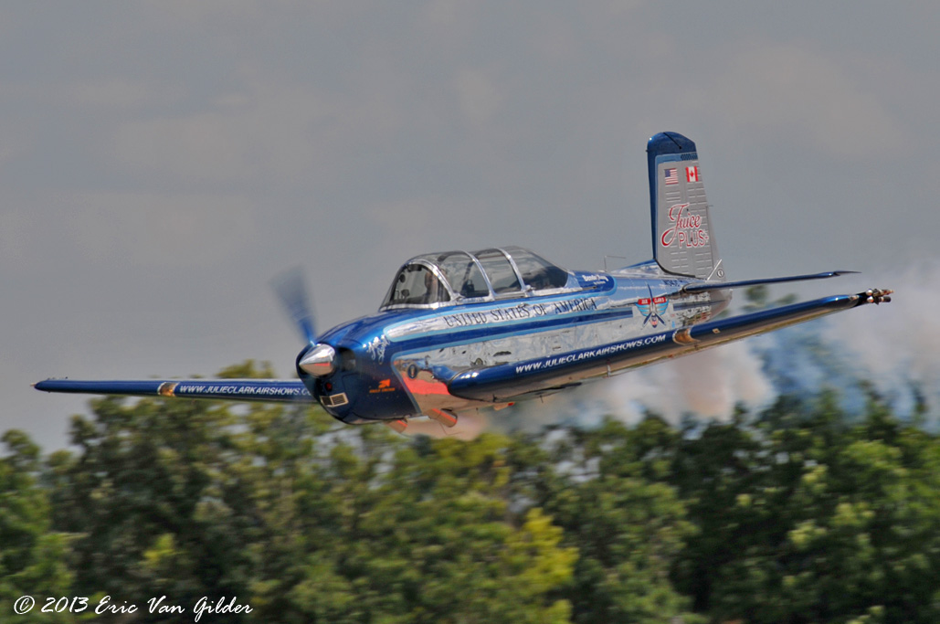 Julie Clark in her T-34 "Free Spirit"