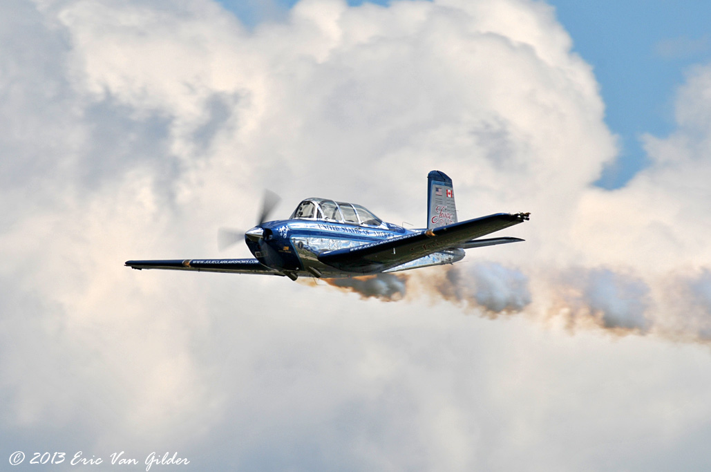 Julie Clark in her T-34 "Free Spirit"