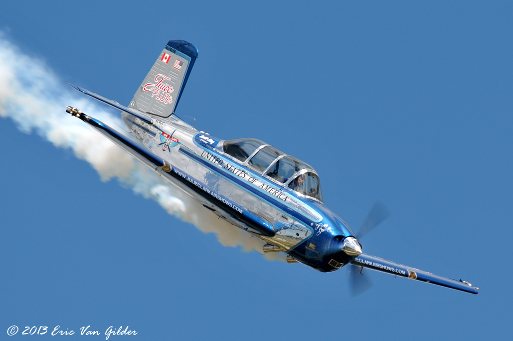 Julie Clark in her T-34 "Free Spirit"