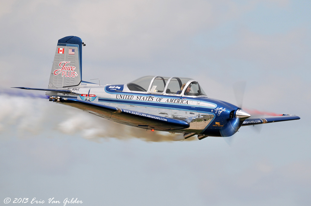 Julie Clark in her T-34 "Free Spirit"