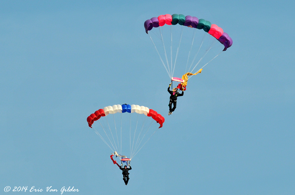 Just in Time skydivers
