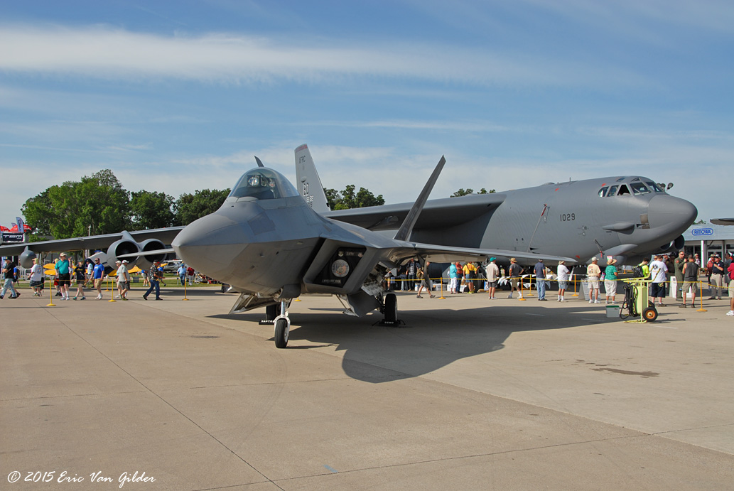 F-22 with B-52
