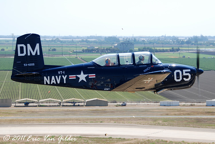 Darren Moore in his T-34A