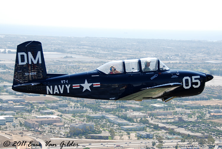 Darren Moore in his T-34A