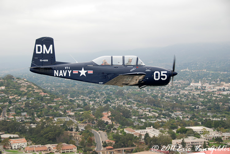 Darren Moore in his T-34A