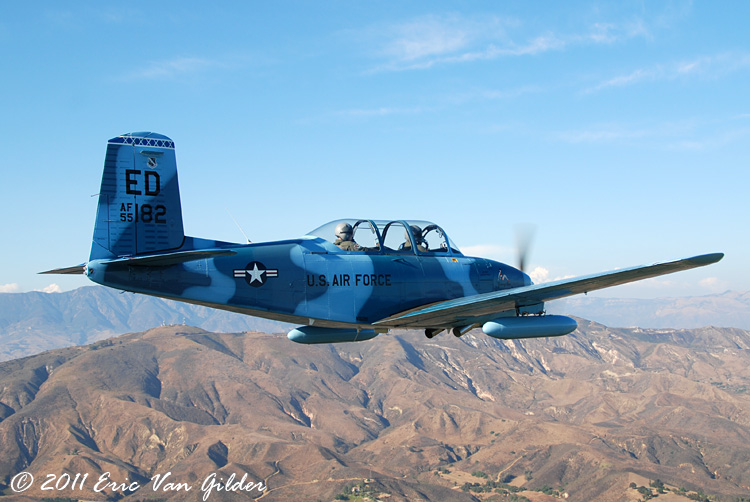 Michael "Viper" Maloco in his T-34A