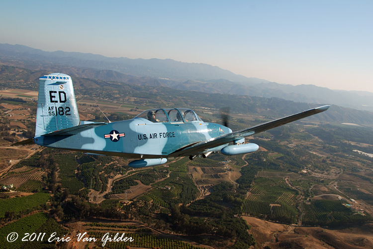 Michael "Viper" Maloco in his T-34A