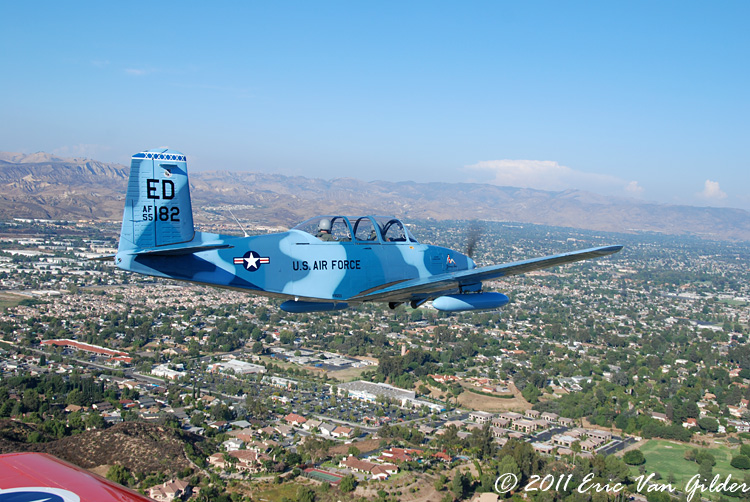 Michael "Viper" Maloco in his T-34A