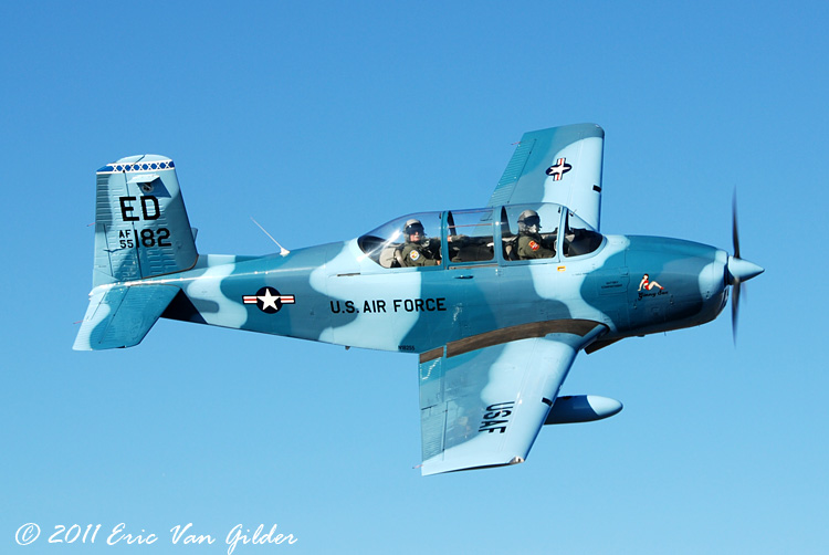 Michael "Viper" Maloco in his T-34A