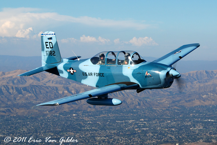 Michael "Viper" Maloco in his T-34A