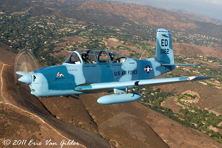 Michael "Viper" Maloco in his T-34A