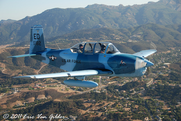 Michael "Viper" Maloco in his T-34A