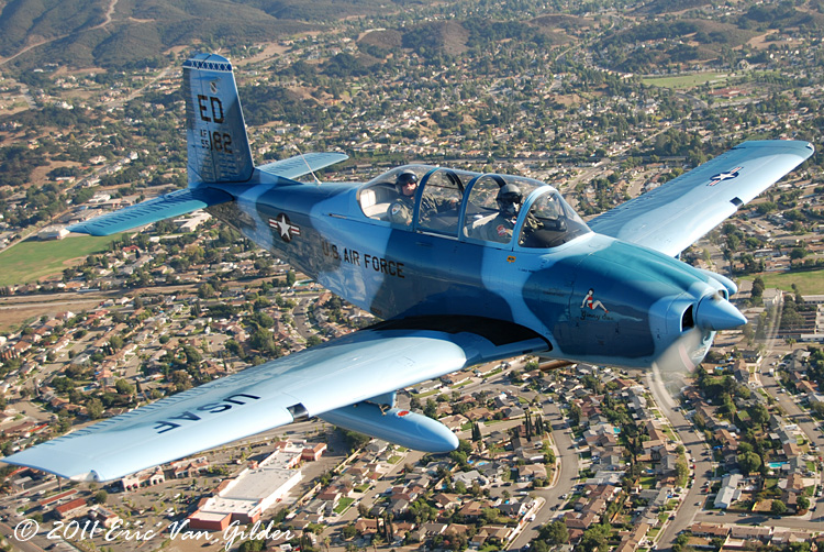 Michael "Viper" Maloco in his T-34A