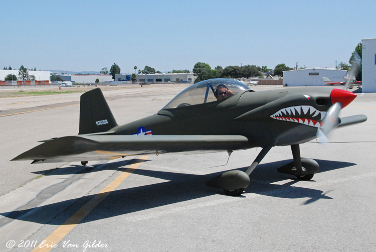 Chris Hicks in the Vans RV-4