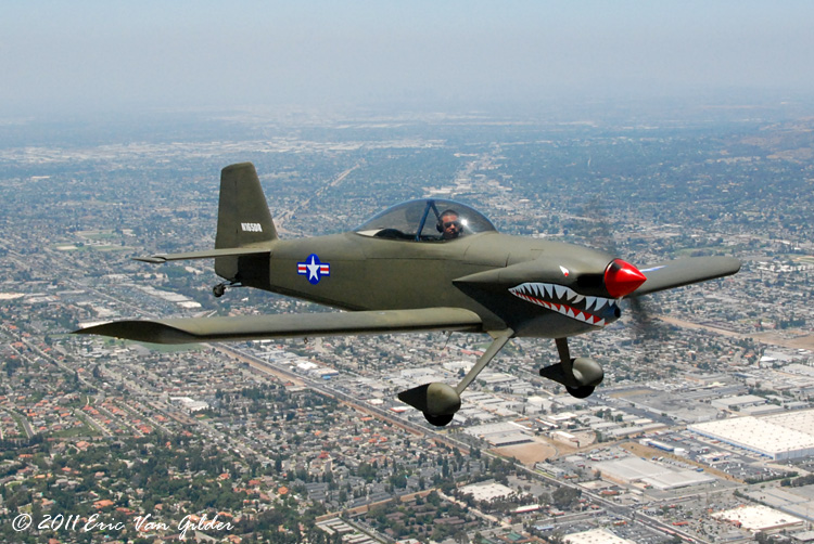 Christopher Hicks in the Vans RV-4