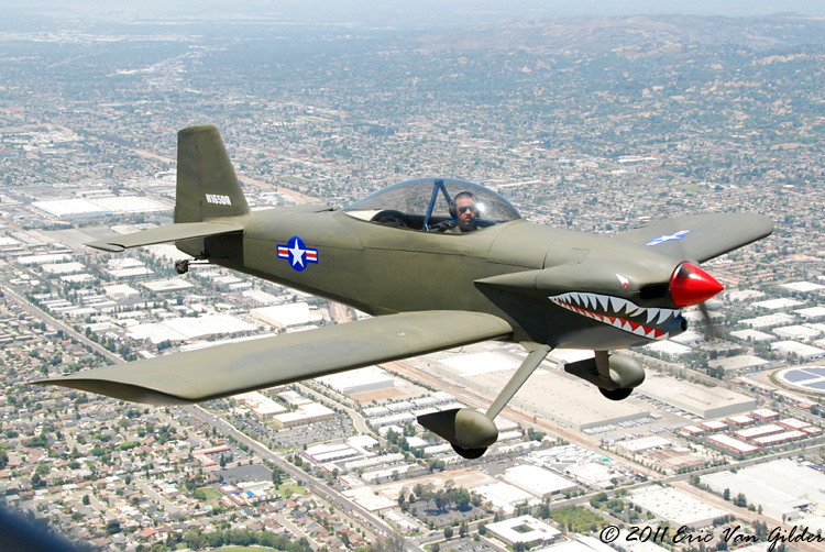 Christopher Hicks in the Vans RV-4