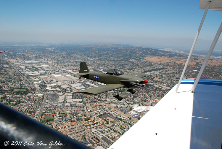 Christopher Hicks in the Vans RV-4
