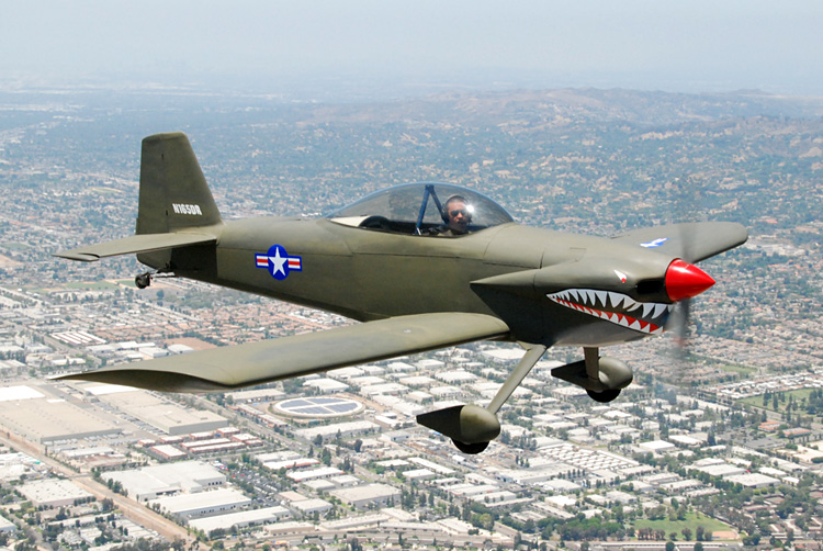 Christopher Hicks in the Vans RV-4