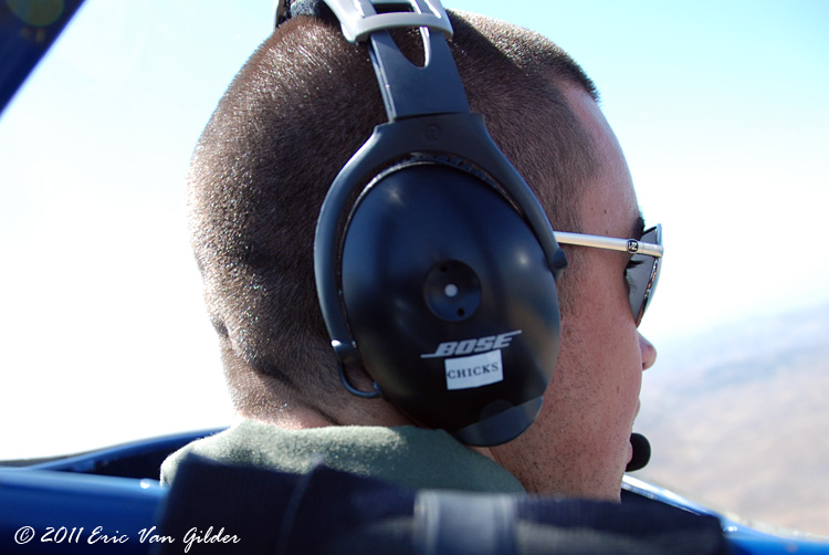 Christopher Hicks in the Vans RV-4