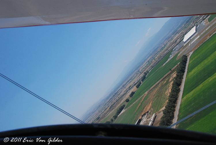 Heading for runway 26R