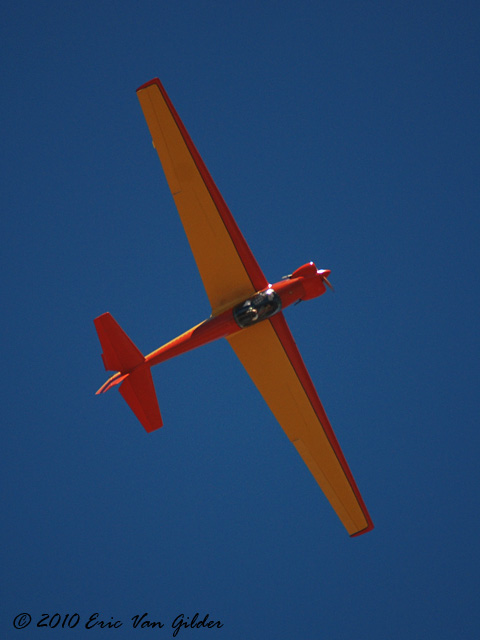 Sam Mason in his RF4D powered Glider