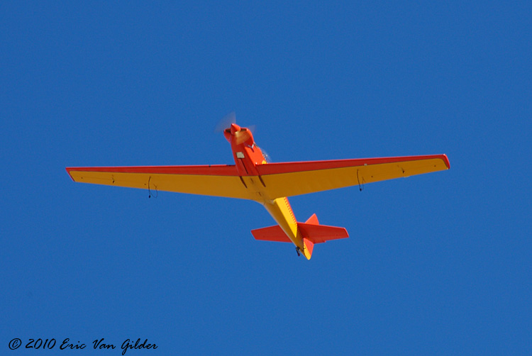 Sam Mason in his RF4D powered Glider