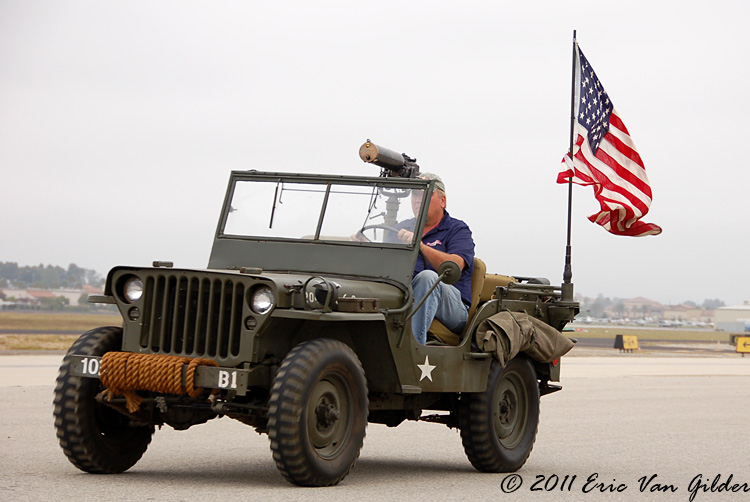 Jeep with .30 caliber machine gun
