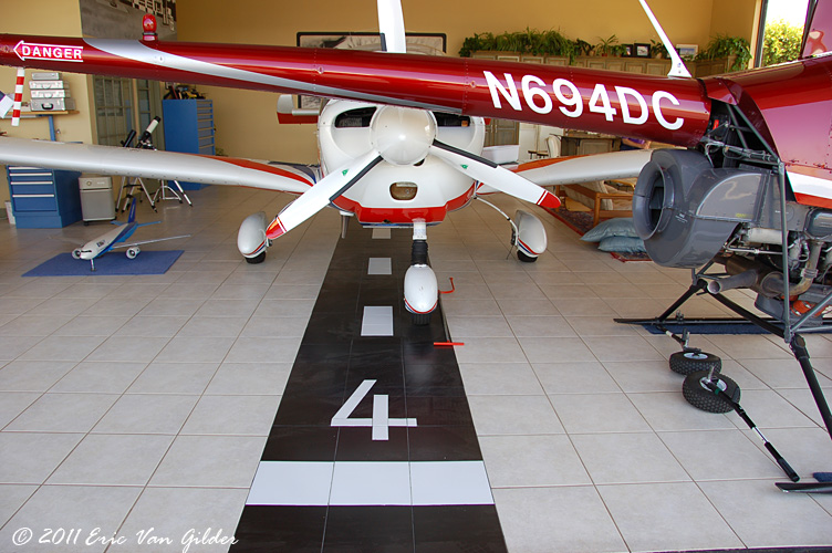 Awesome hangar tile floor