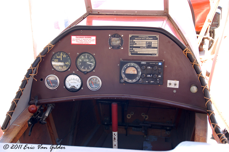 Mignet Pou Du Ciel, or Flying Flea cockpit