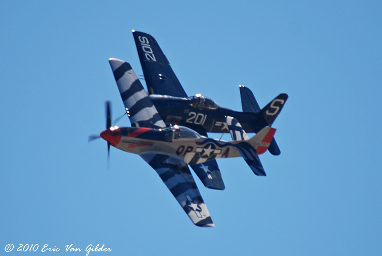 P-51 Mustang and F8F Bearcat