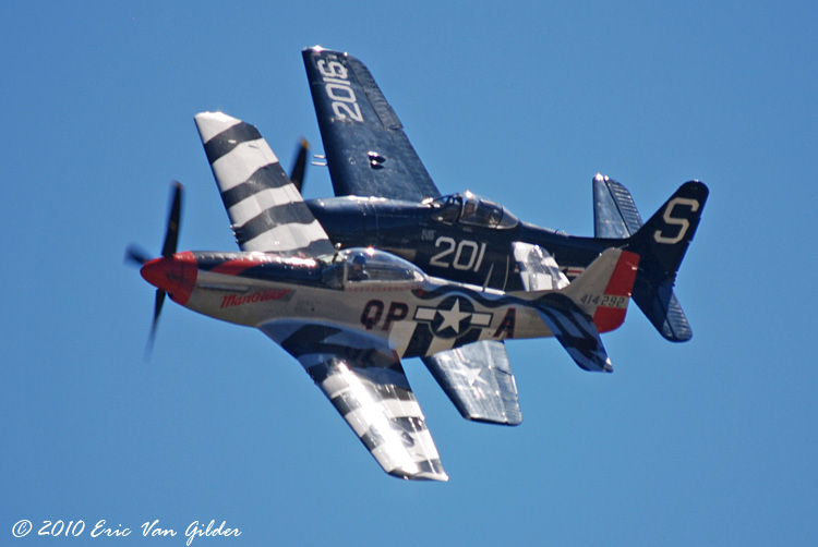 P-51 Mustang and F8F Bearcat