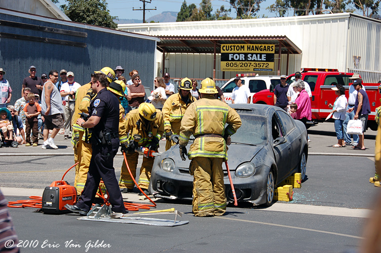 Santa Paula Fire Department Jaws of Life demonstration