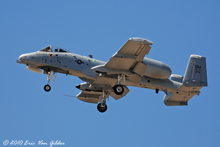 A-10 Thunderbolt II gear-down pass