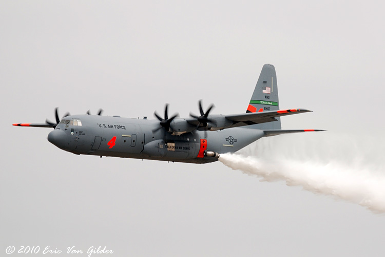 C-130J fire retardant drop