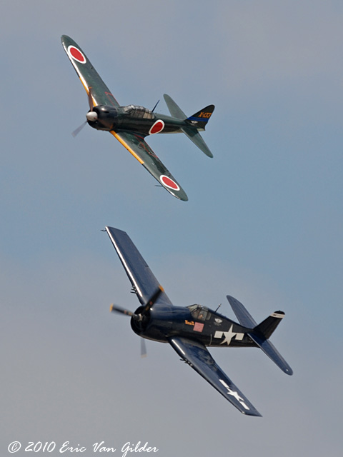 Hellcat and Zero formation
