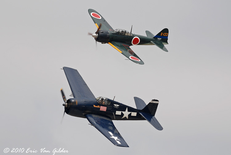 Hellcat and Zero formation