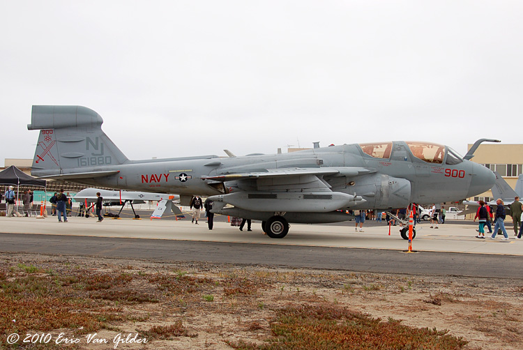 EA-6B Prowler on static display