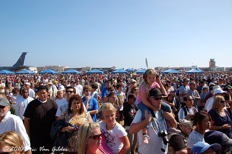 More of the crowd at the Point Mugu Airshow