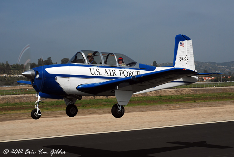 Ron Alldredge on takeoff