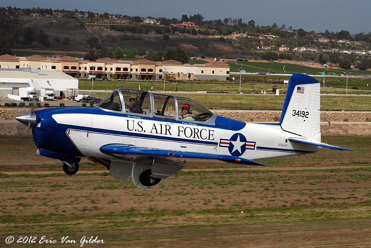 Ron Alldredge in his T-34 Mentor