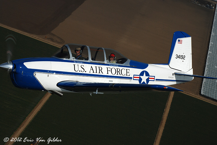 Ron Alldredge in his T-34 Mentor