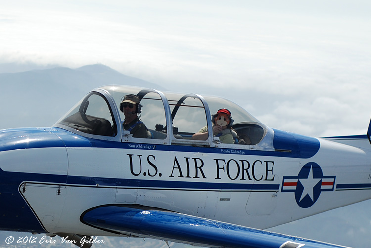 Ron Alldredge in his T-34 Mentor
